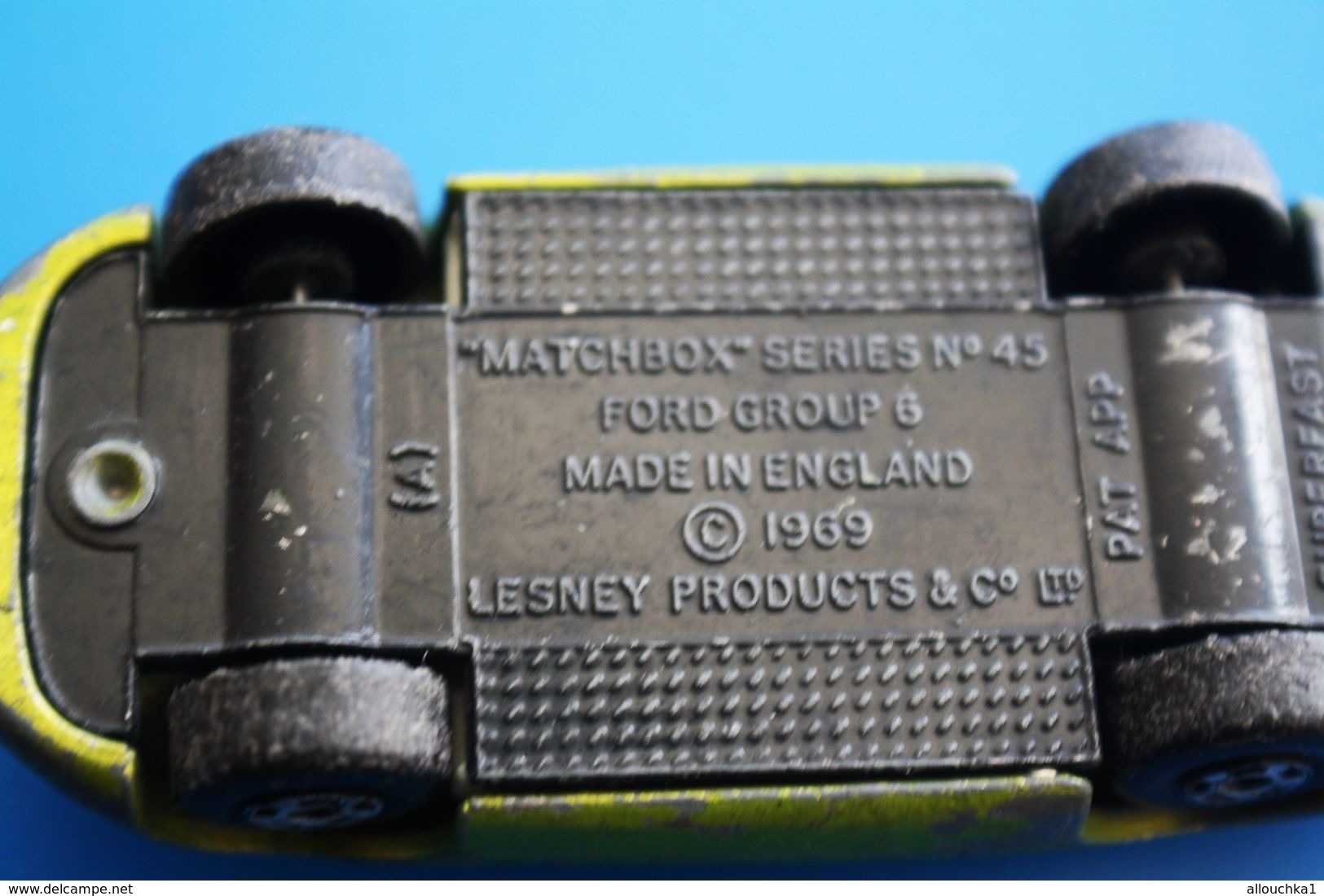 VOITURE AUTOMOBILE MATCHBOX LESNEY  SERIE N°45 -MADE IN ENGLAND 1969 Modélisme & Maquettisme  Modèle Réduit - Matchbox (Lesney)
