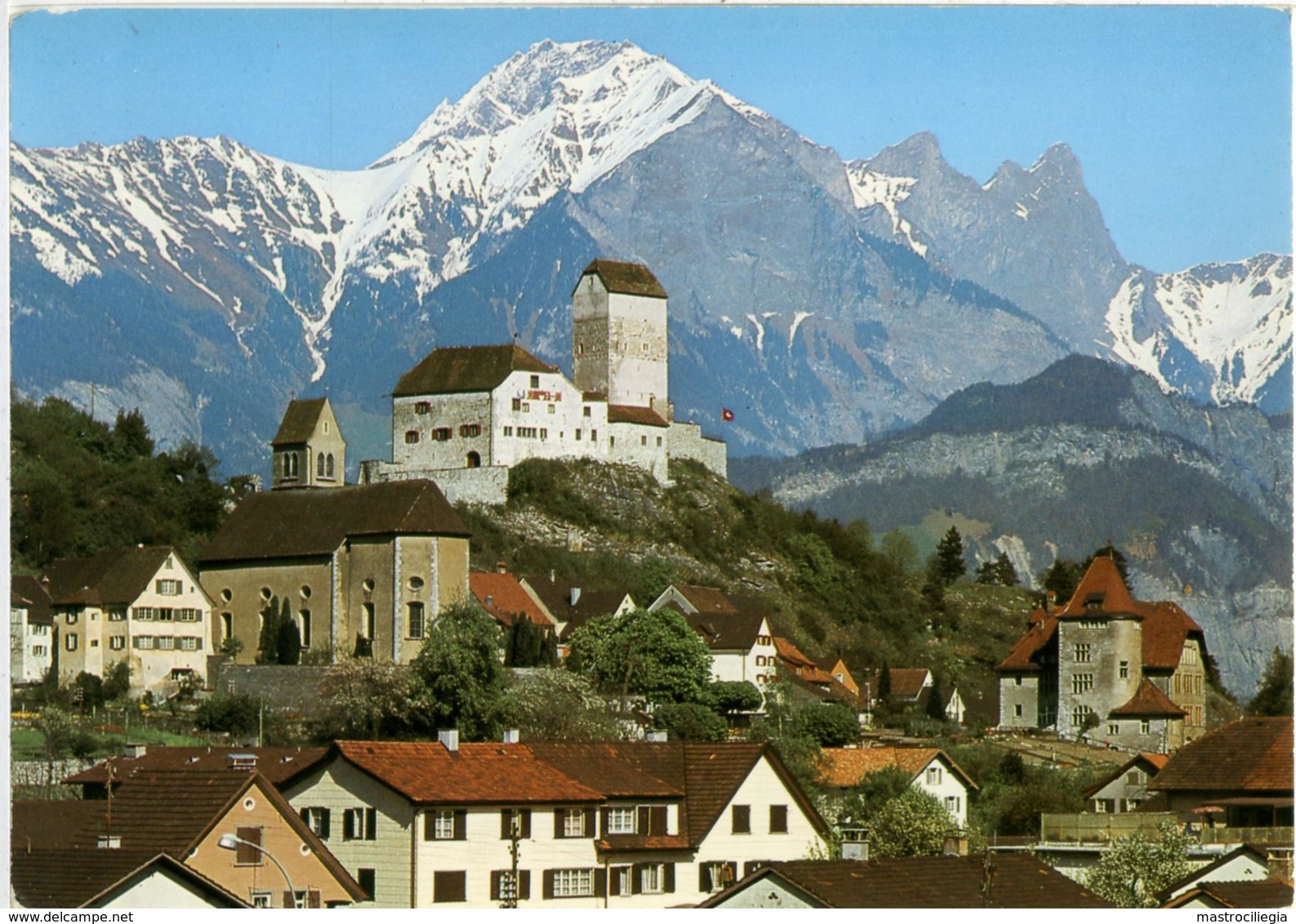 SVIZZERA  SUISSE  SG  SARGANS  Schloss Mit Falknis - Sargans