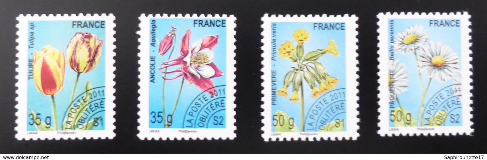 FRANCE - 2011 - N°259-N°260-N°261-N°262 - 1989-2008