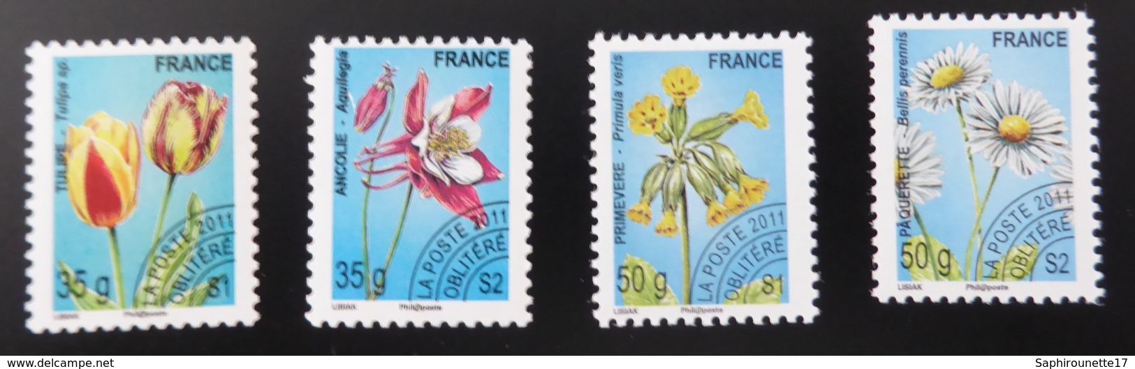 FRANCE - 2011 - N°259-N°260-N°261-N°262 - 1989-2008