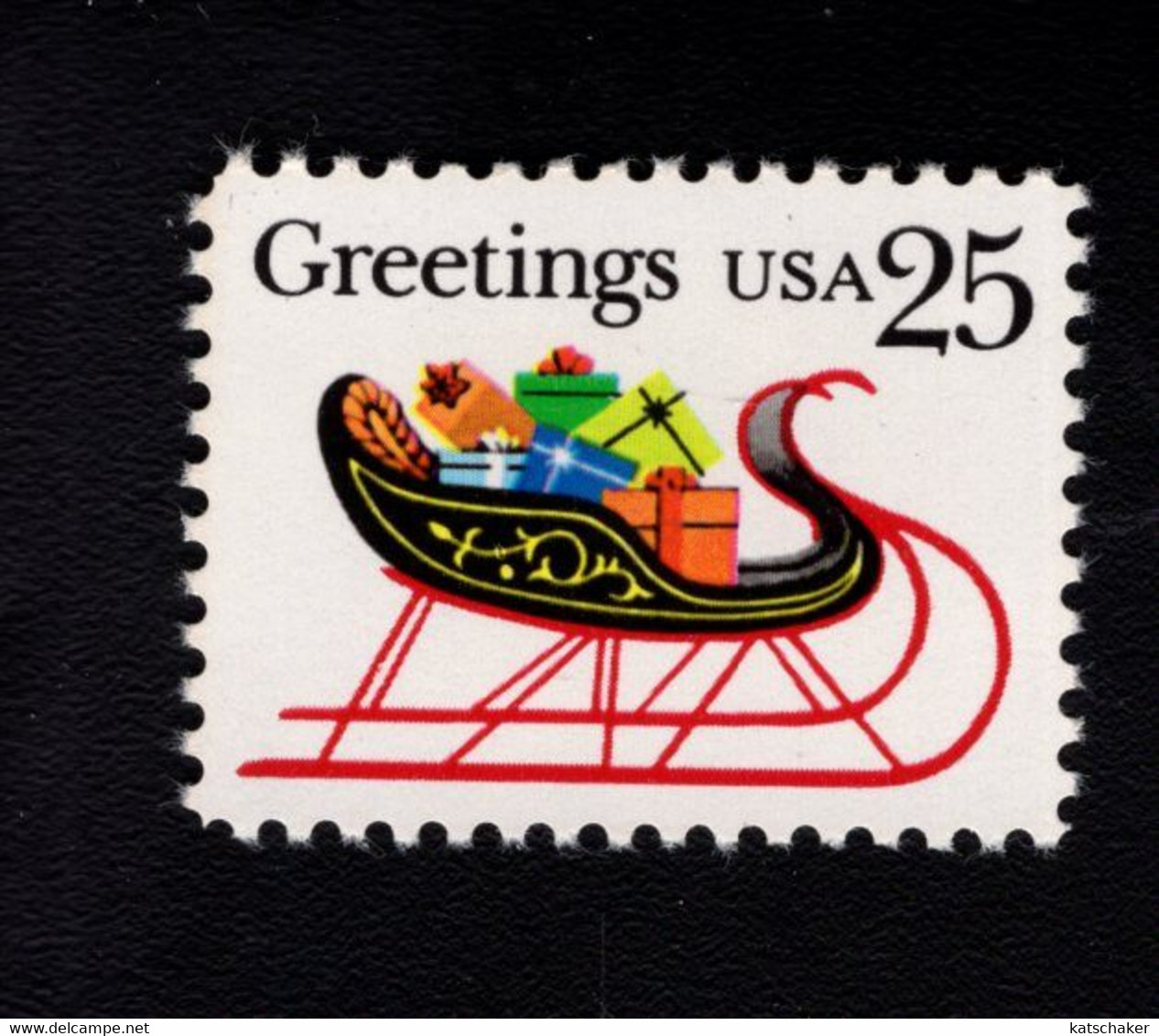 264904596 SCOTT 2428 POSTFRIS MINT NEVER HINGED EINWANDFREI - CHRISTMAS - SLEIGH FULL OF PRESENTS - Unused Stamps