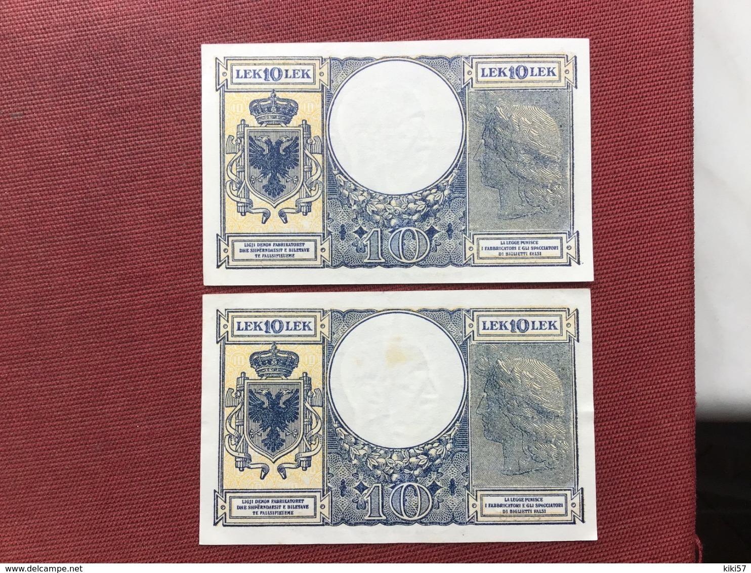 ALBANIE Lot De 2 Billets Très Bon état - Albania