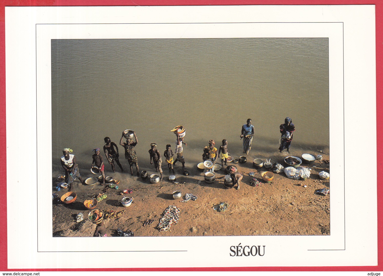 CPM-MALI- SÉGOU- Vie Quotidienne Au Bord Du Fleuve Niger  *SUP* 2 Scans - Mali