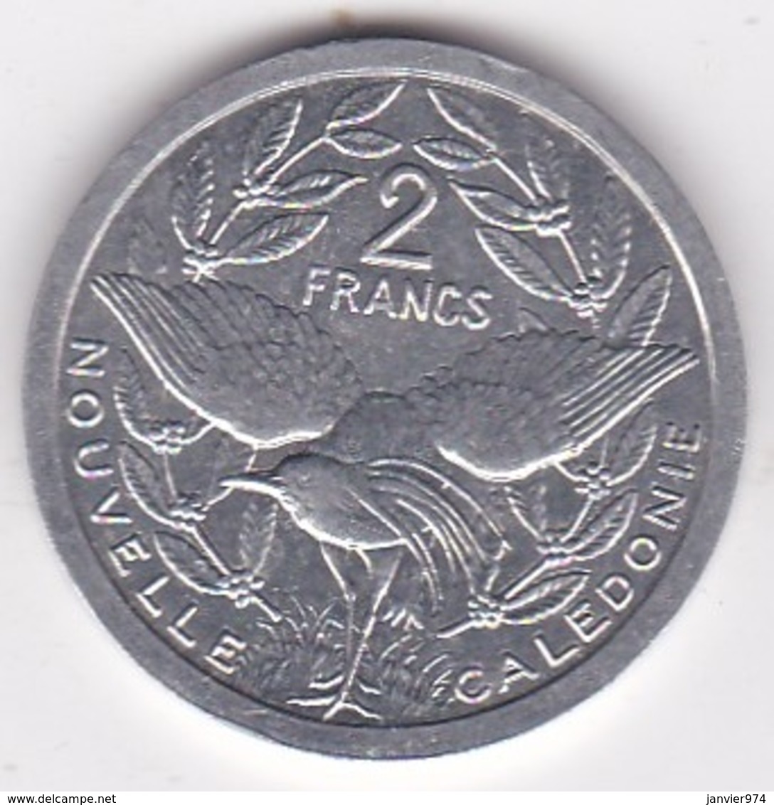 Nouvelle-Calédonie . 2 Francs 1983. Aluminium. - Nieuw-Caledonië