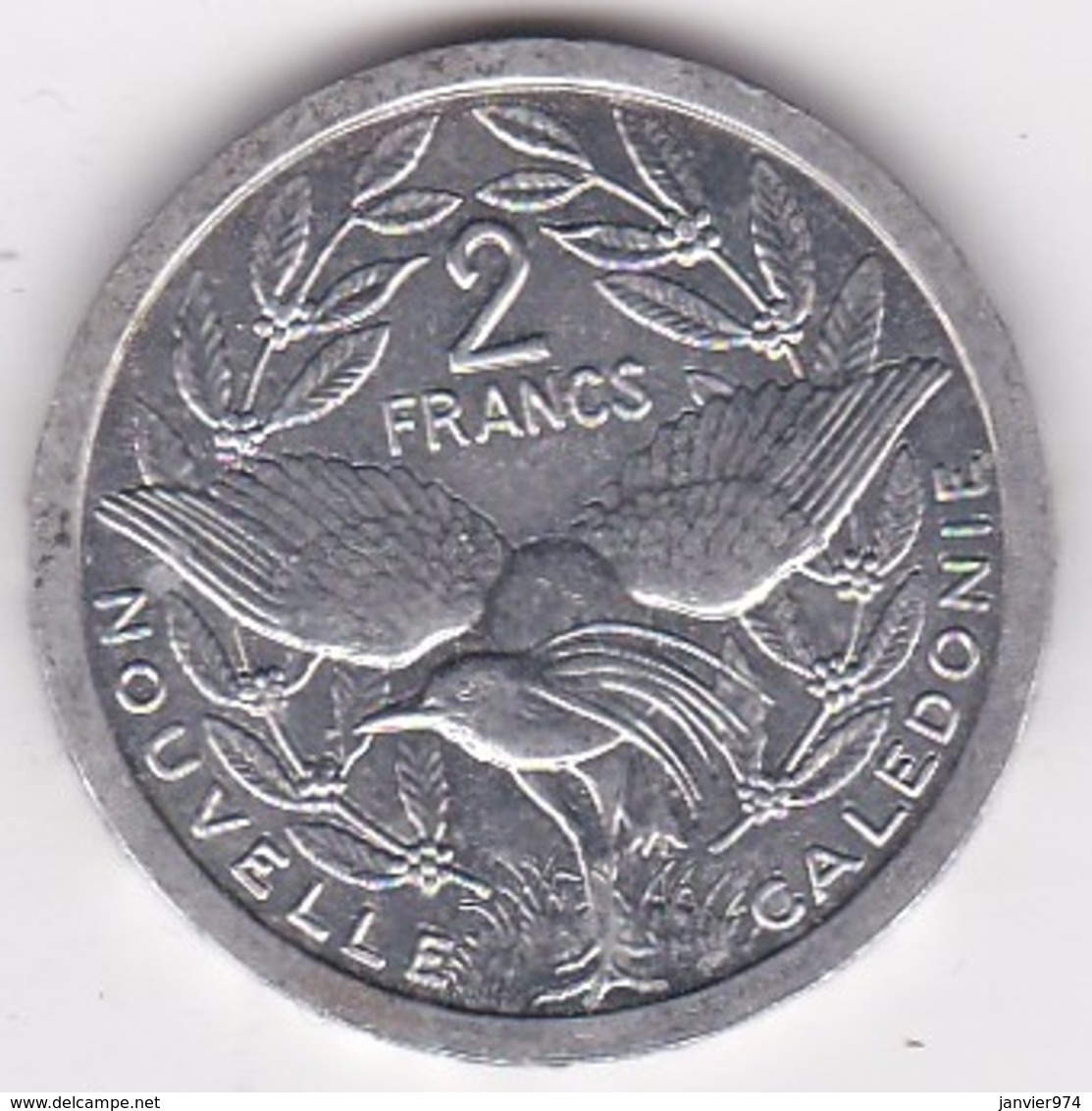Nouvelle-Calédonie . 2 Francs 2001. Aluminium. - Neu-Kaledonien
