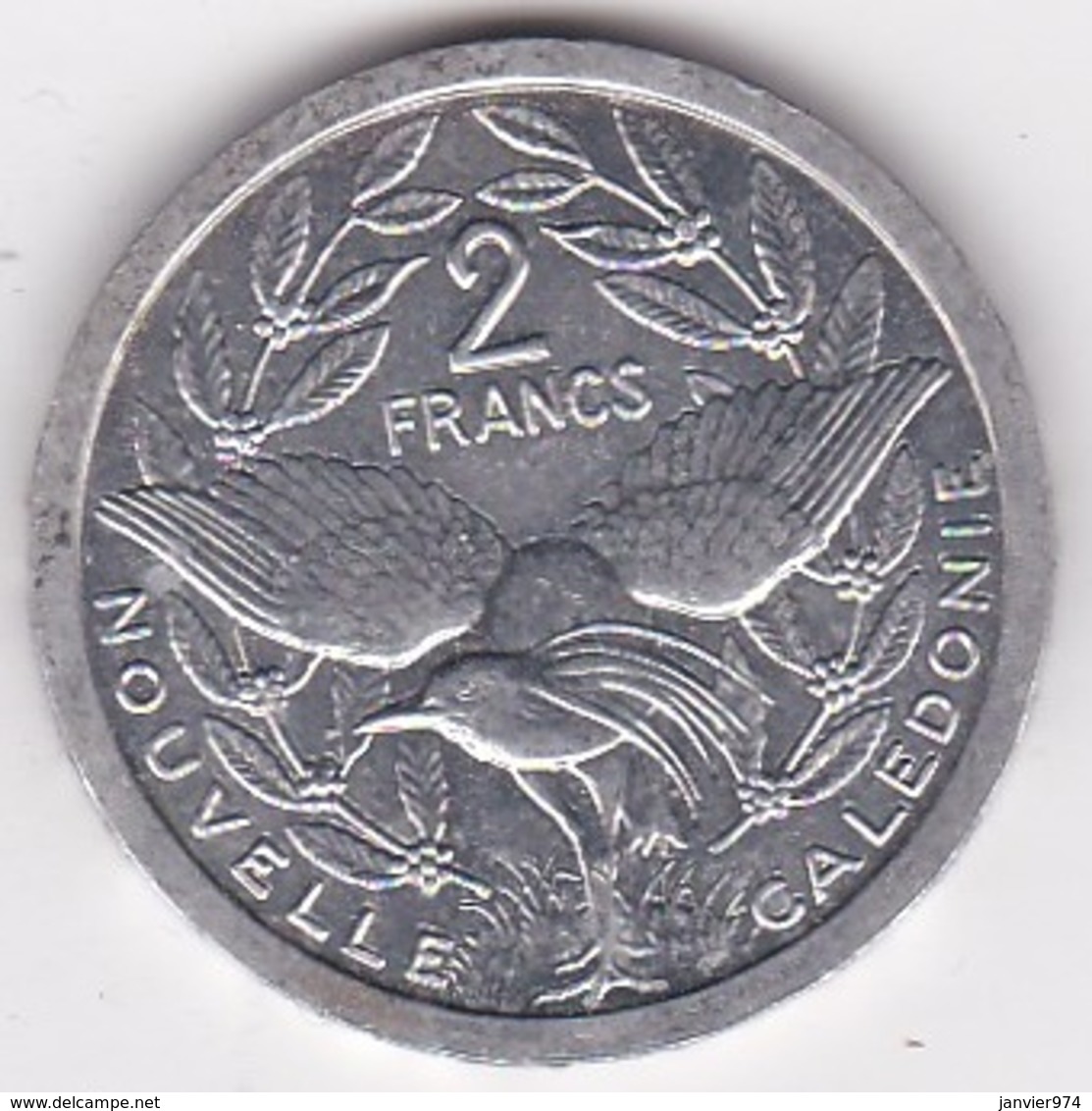 Nouvelle-Calédonie . 2 Francs 2001. Aluminium. - Nouvelle-Calédonie