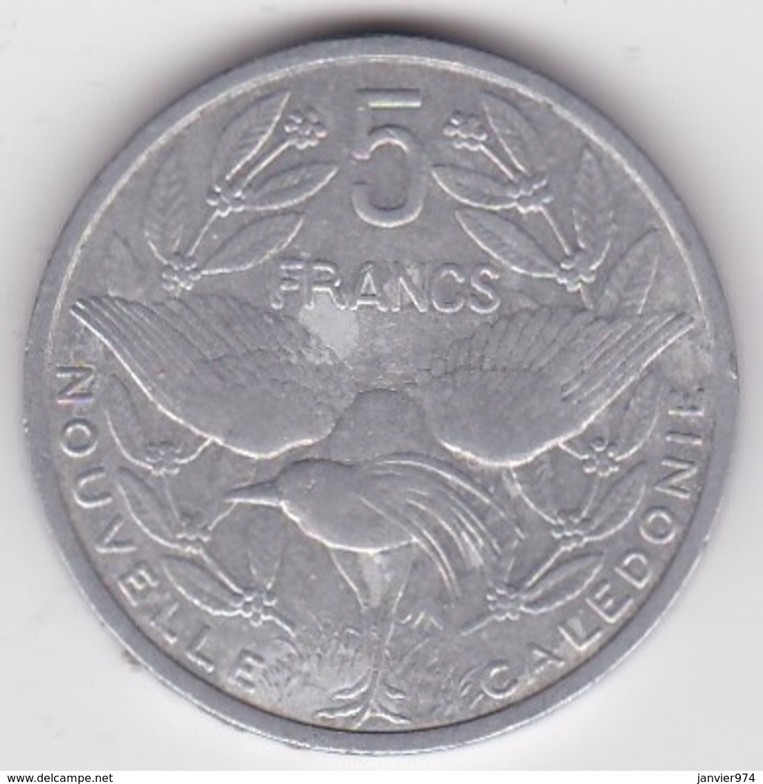 Nouvelle-Calédonie . 5 Francs 1983. Aluminium. - Nouvelle-Calédonie