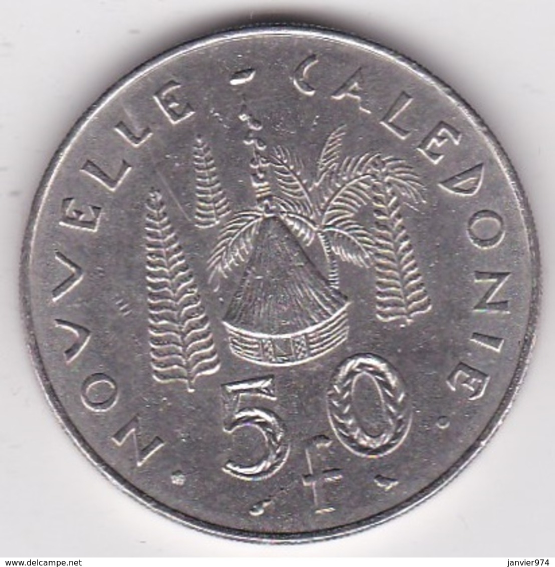 Nouvelle-Calédonie . 50 Francs 1967. En Nickel - Nouvelle-Calédonie