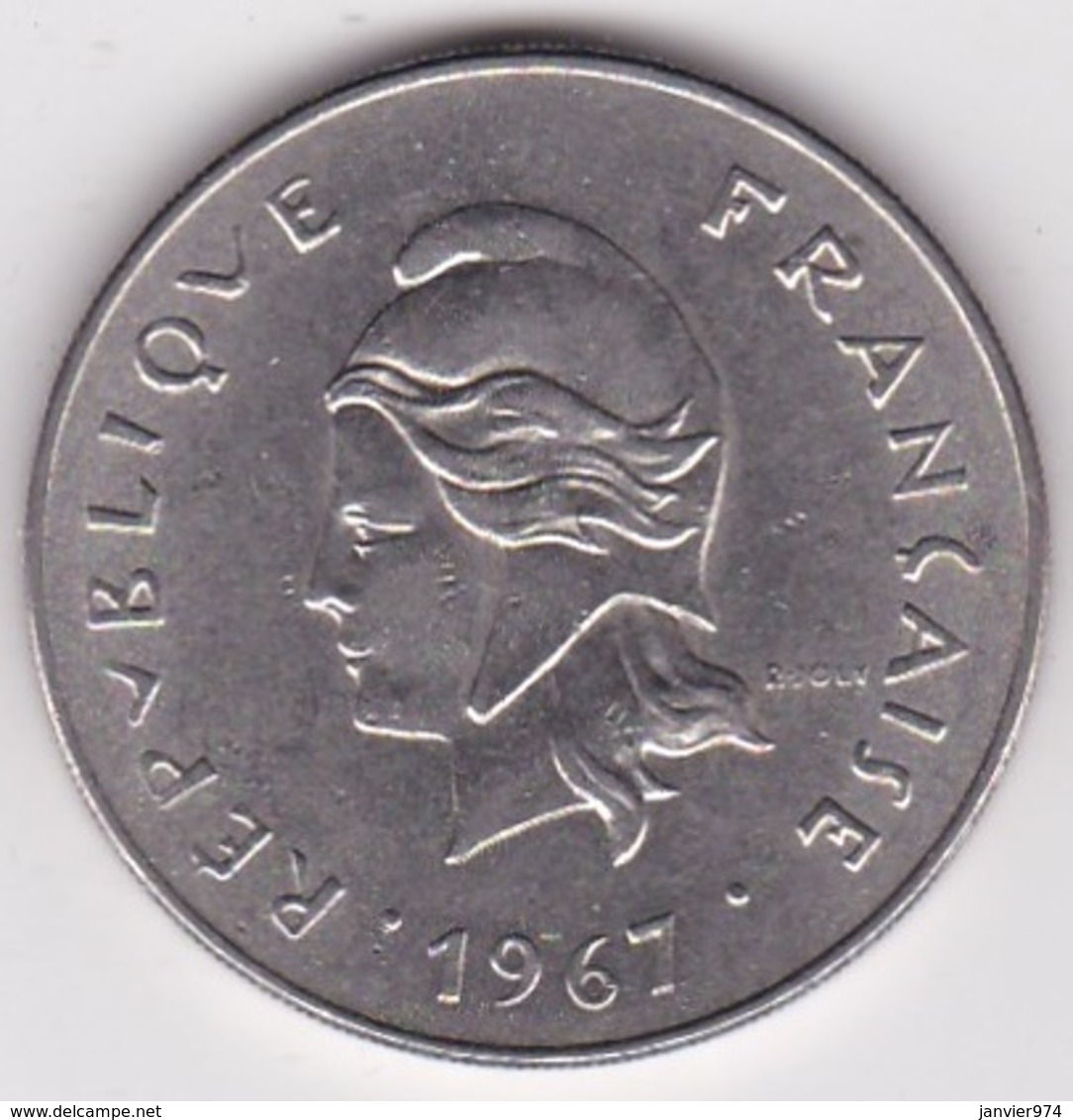 Nouvelle-Calédonie . 50 Francs 1967. En Nickel - Neu-Kaledonien