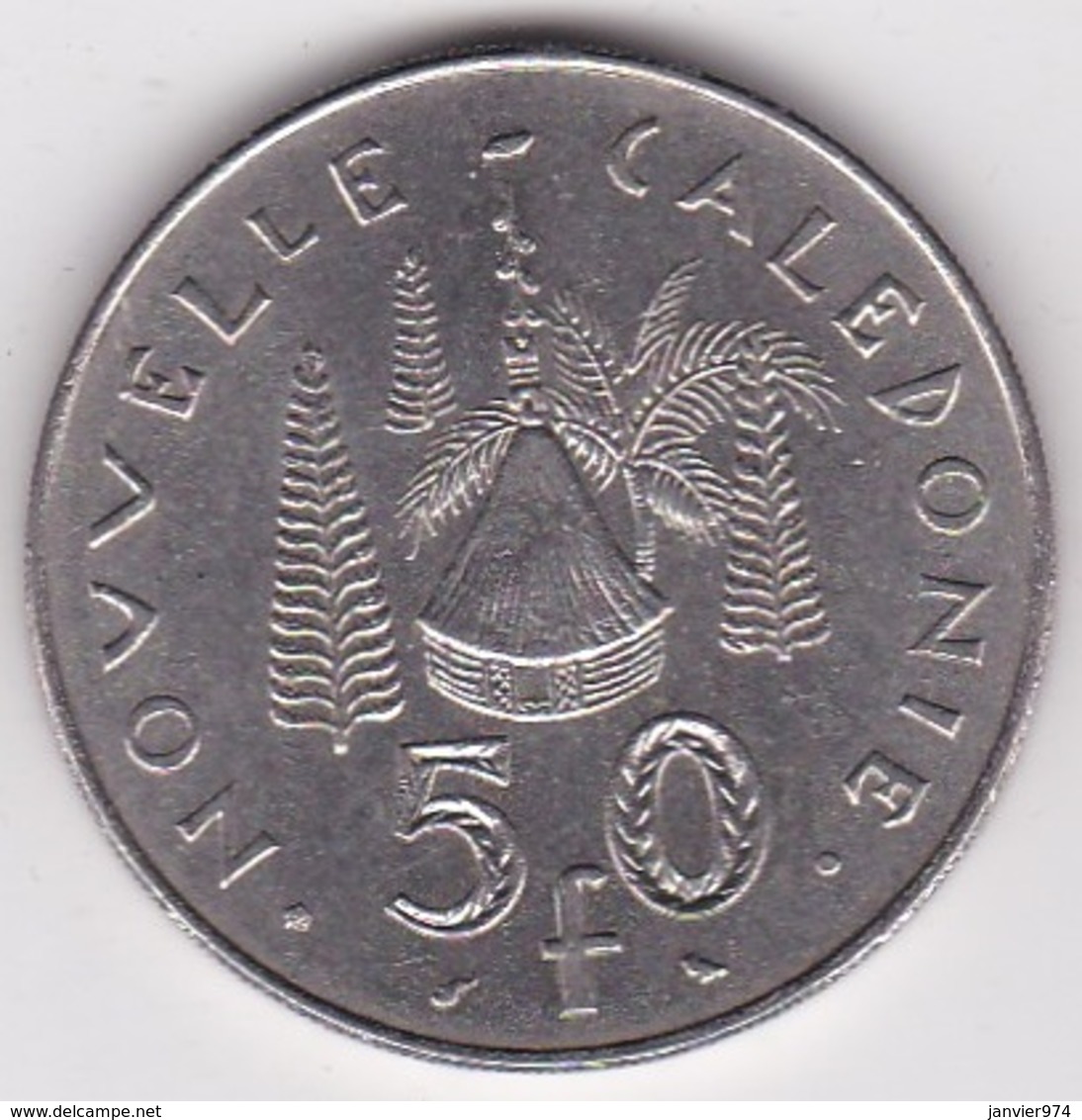 Nouvelle-Calédonie . 50 Francs 1967. En Nickel - Neu-Kaledonien