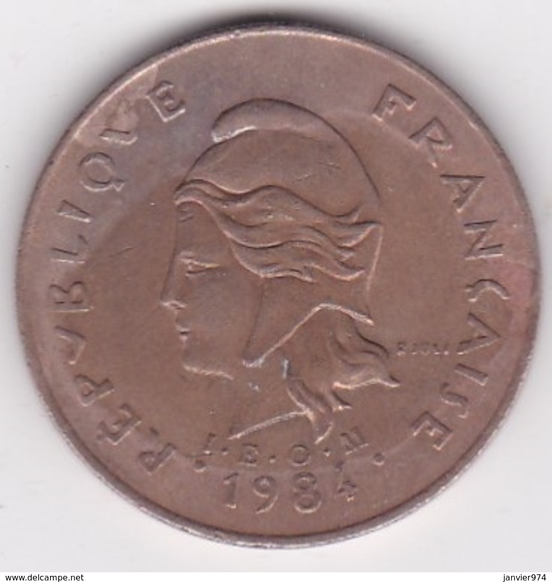 Nouvelle-Calédonie . 100 Francs 1984 . En Cupro Nickel Aluminium, Lec# 134 - New Caledonia