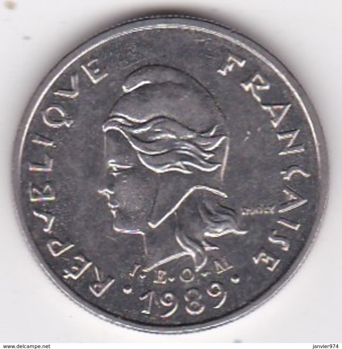 Nouvelle-Calédonie. 10 Francs 1989. En Nickel - Nouvelle-Calédonie