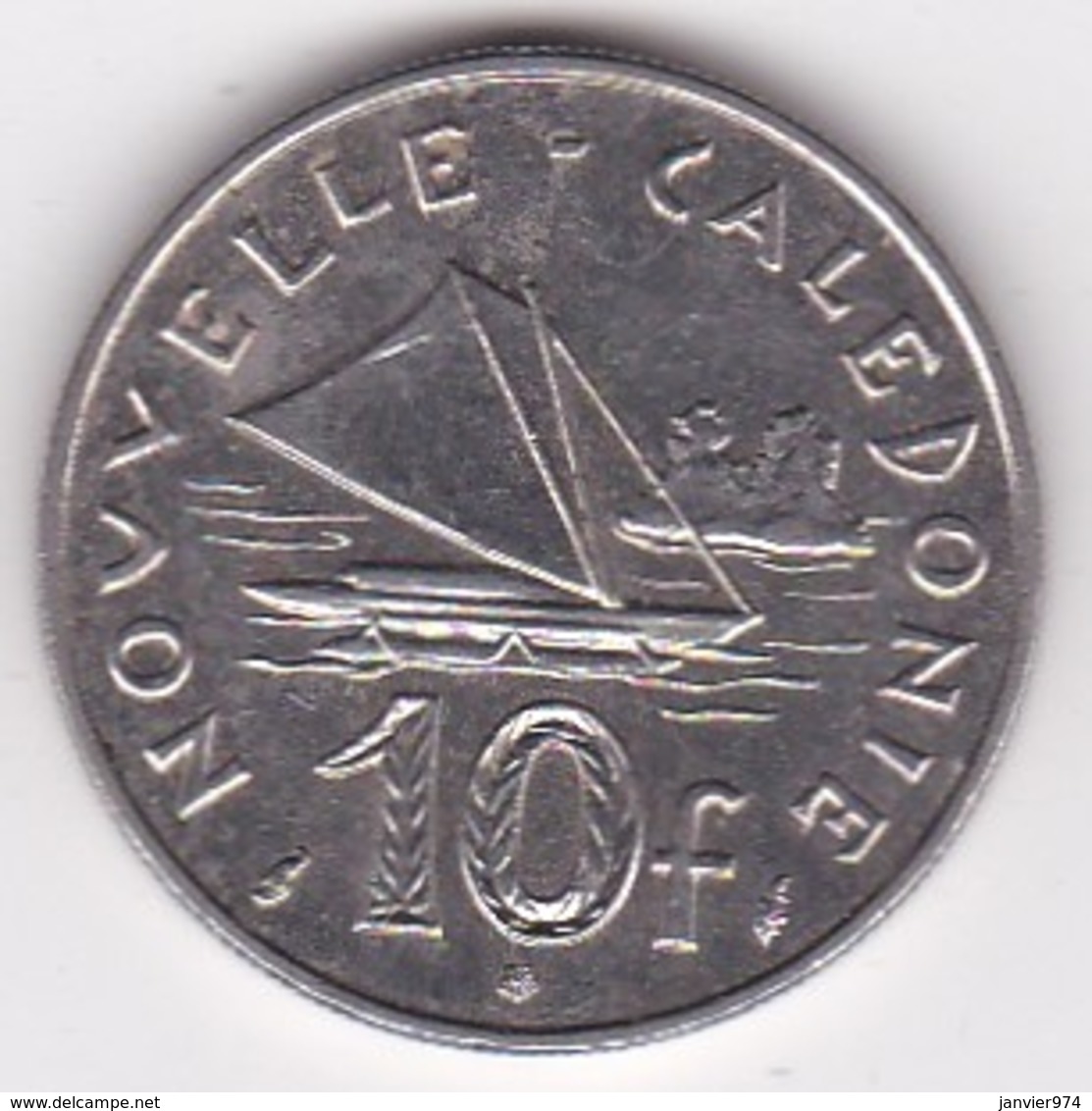 Nouvelle-Calédonie. 10 Francs 1989. En Nickel - Nouvelle-Calédonie