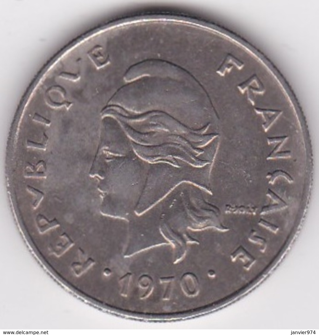 Nouvelle-Calédonie. 20 Francs 1970. En Nickel - Neu-Kaledonien