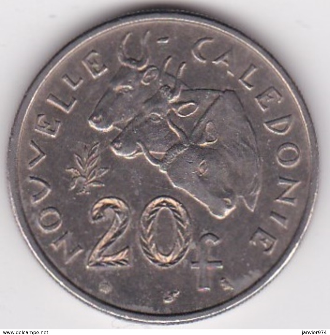 Nouvelle-Calédonie. 20 Francs 1970. En Nickel - Neu-Kaledonien