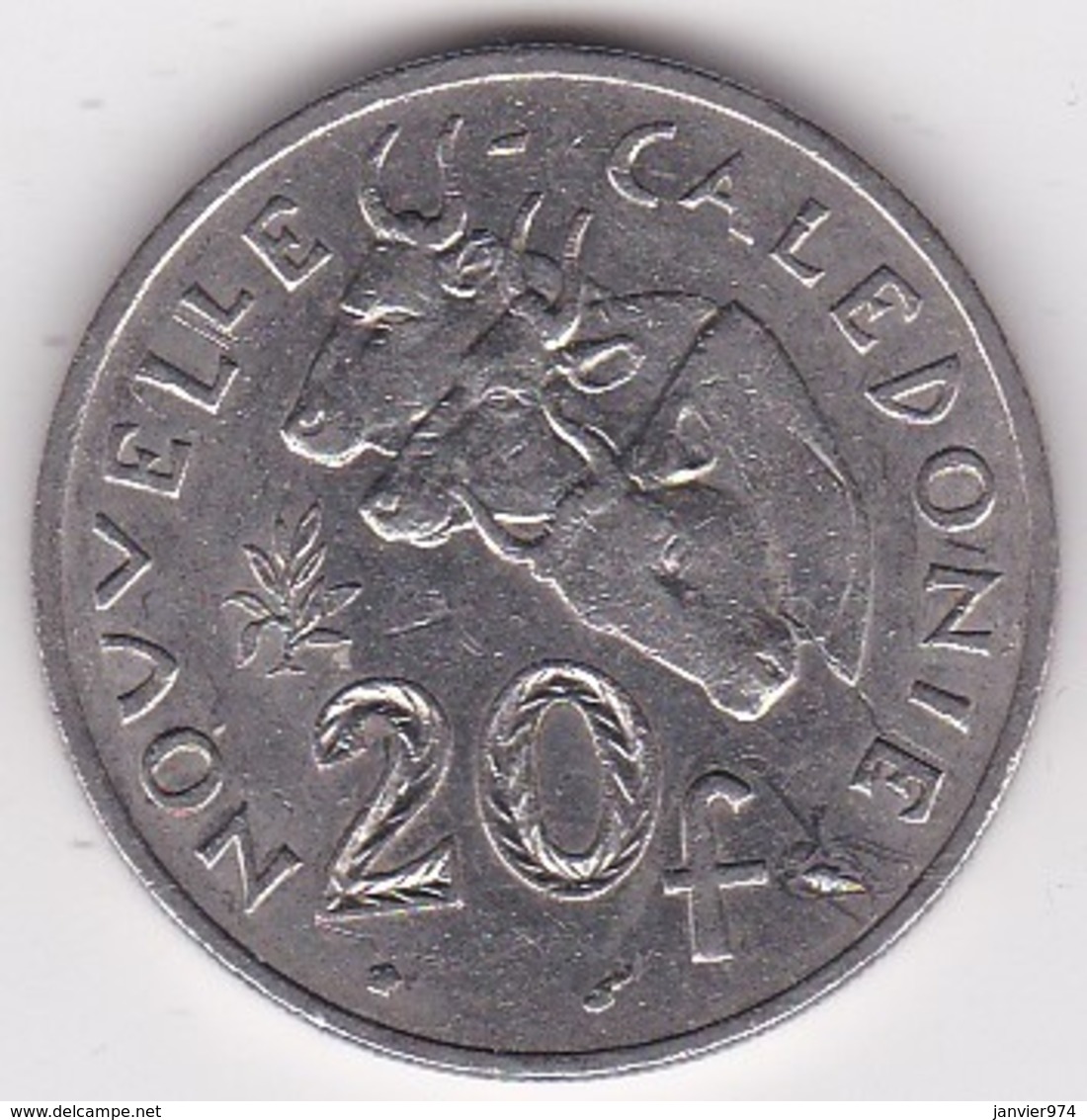 Nouvelle-Calédonie. 20 Francs 1977 En Nickel - New Caledonia