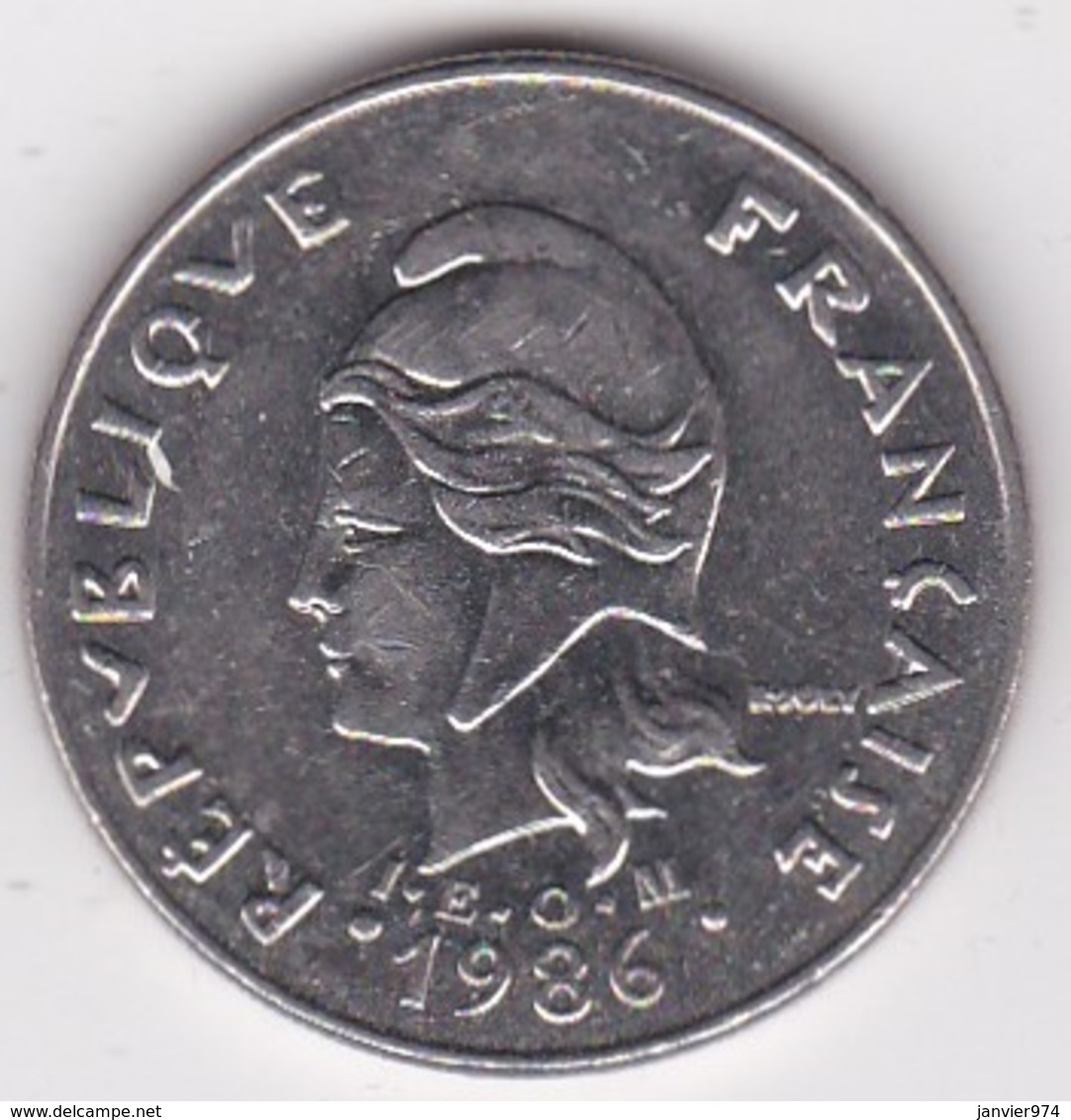 Nouvelle-Calédonie. 20 Francs 1986 En Nickel - Neu-Kaledonien