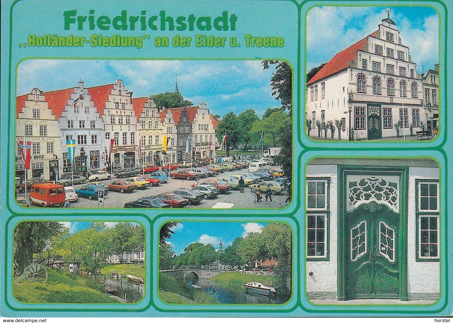 D-25840 Friedrichstadt - Ansichten - Holländer-Siedlung - Cars - VW Käfer - St. Peter-Ording
