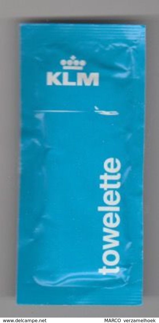 KLM Amsterdam-schiphol Towelette-verfrissingsdoekje - Giveaways