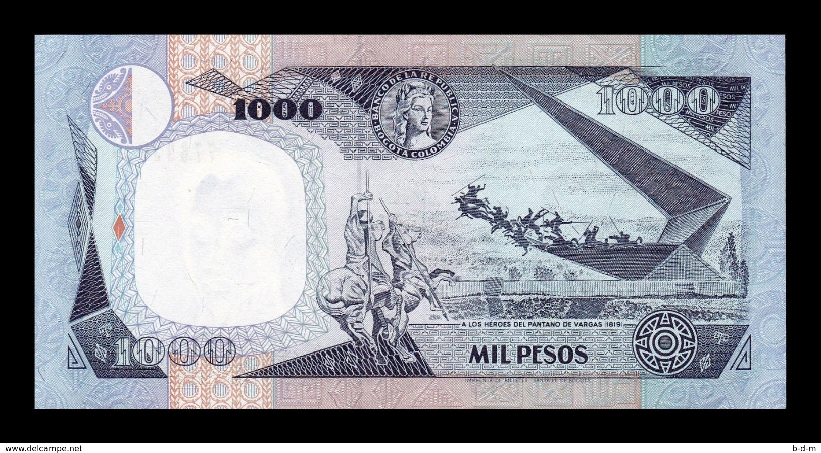 Colombia 1000 Pesos 02.08.1995 Pick 438 SC UNC - Colombia