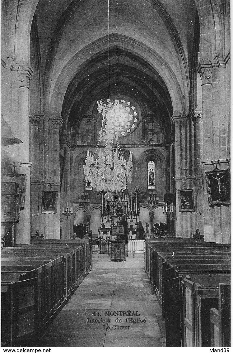 Mont Réal - Intérieur De L'église : Le Choeur - Montreal