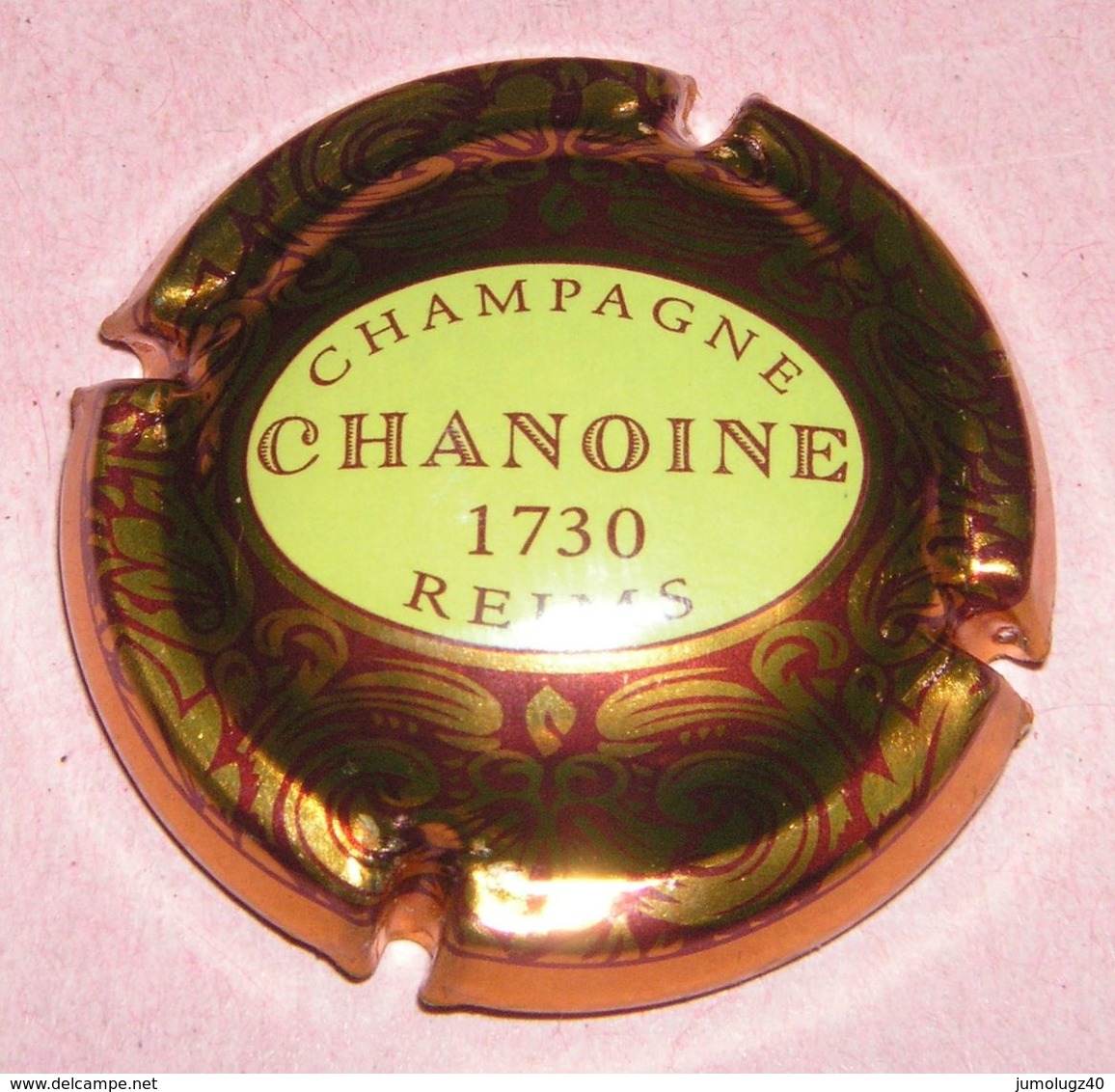 Capsule Champagne Chanoine N° 4. Lettres Rouges, Cote 1.50 € - Canard Duchêne