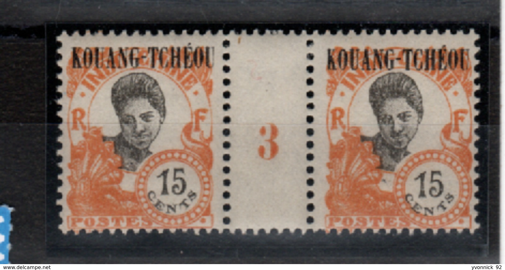 Indochine - Kouang-Tchéou _1 Millésimes1923 _ N°68 _ Neuf - Used Stamps