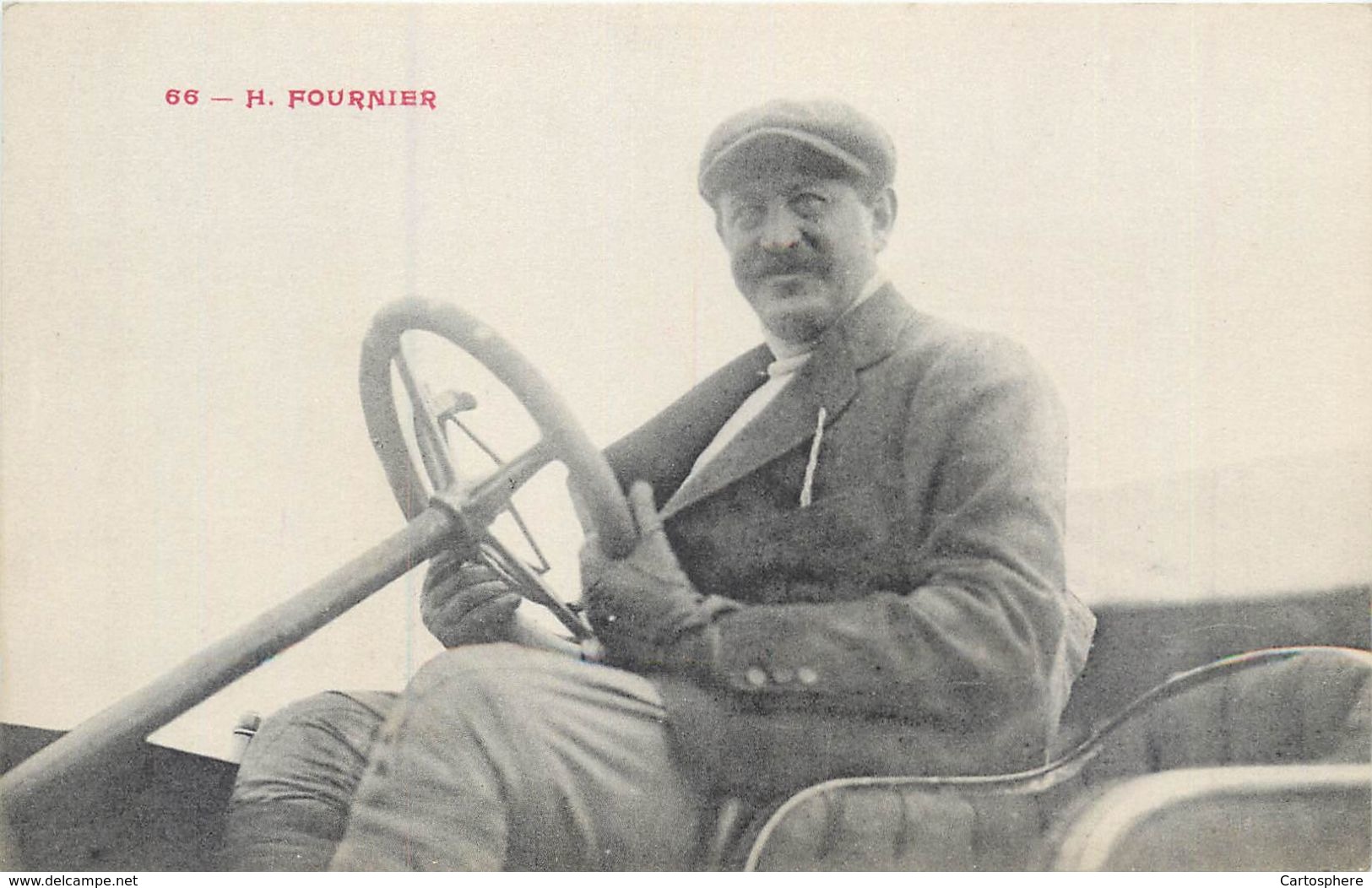 CPA 76 Dieppe Henri Fournier Pilote Coureur Automobile Au Volant De Son Itala - Sport - Grand Prix ACF - Dieppe