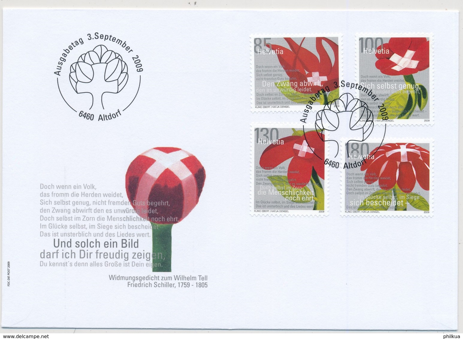 Zumstein 1316-1319 Illusdtriertes FDC In Einwandfreiem Zustand - Sonstige & Ohne Zuordnung