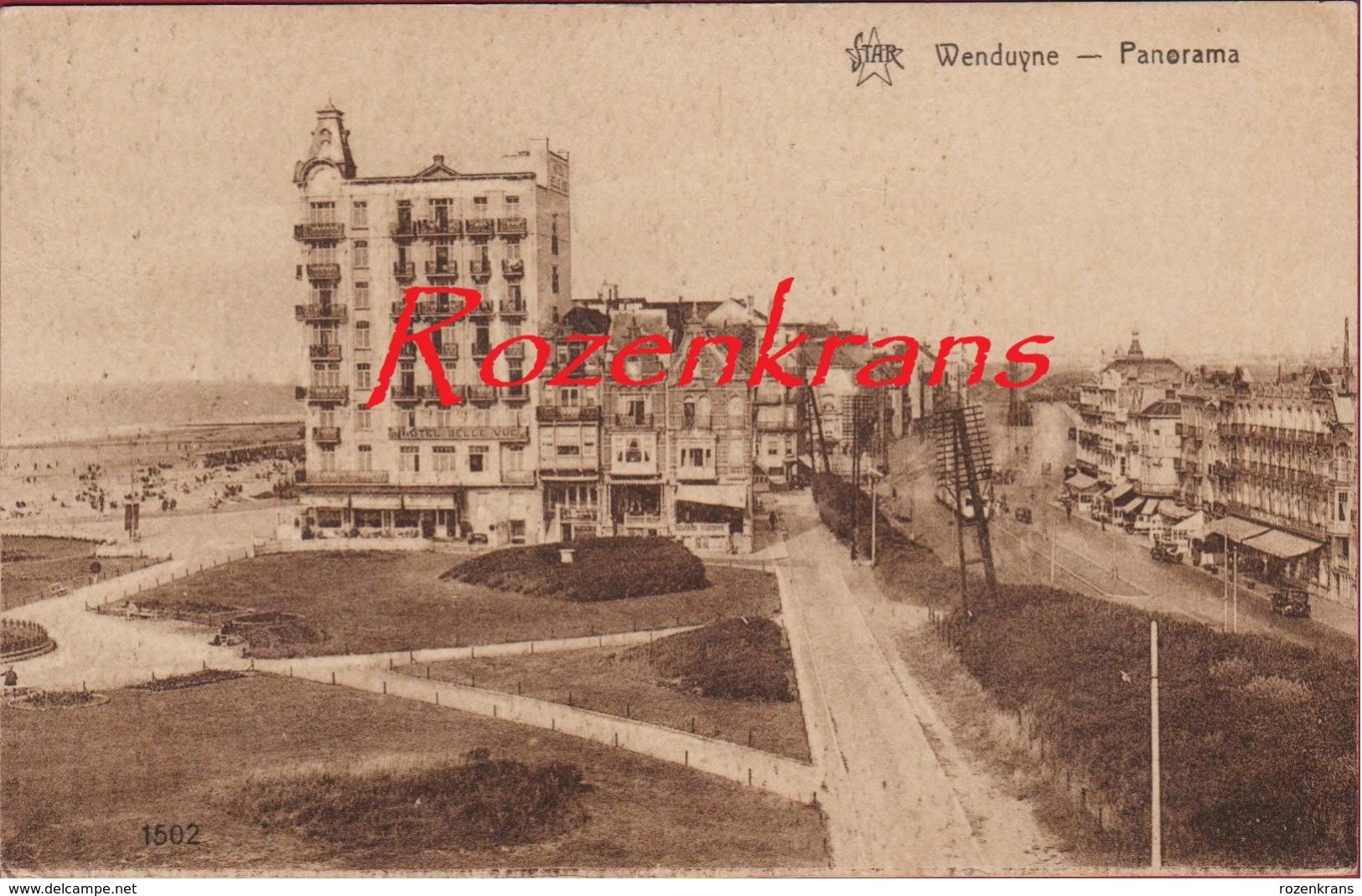 Wenduine Wenduyne Panorama Oude Postkaart (In Goede Staat) - Wenduine