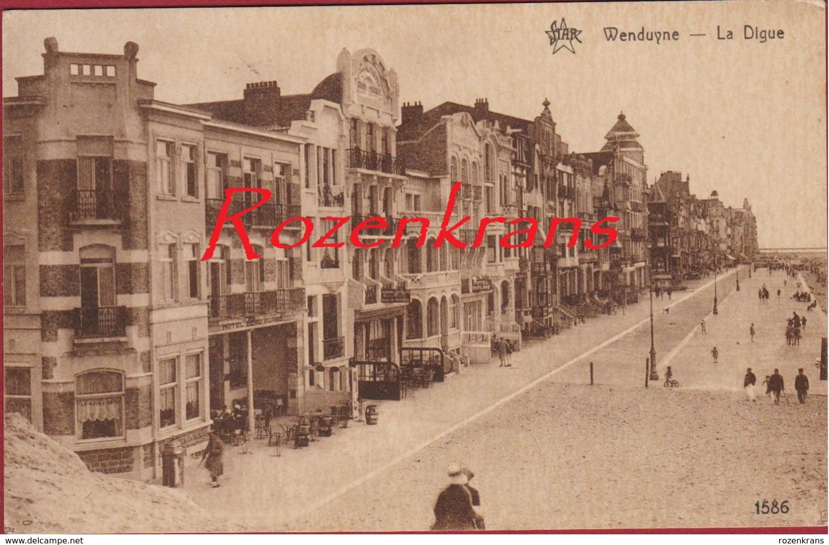 Wenduine Wenduyne La Digue Oude Postkaart (In Goede Staat) - Wenduine