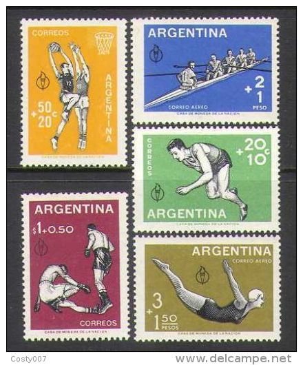 Argentina 1959 Sport Panamerican Games MNH DC.116 - Ongebruikt