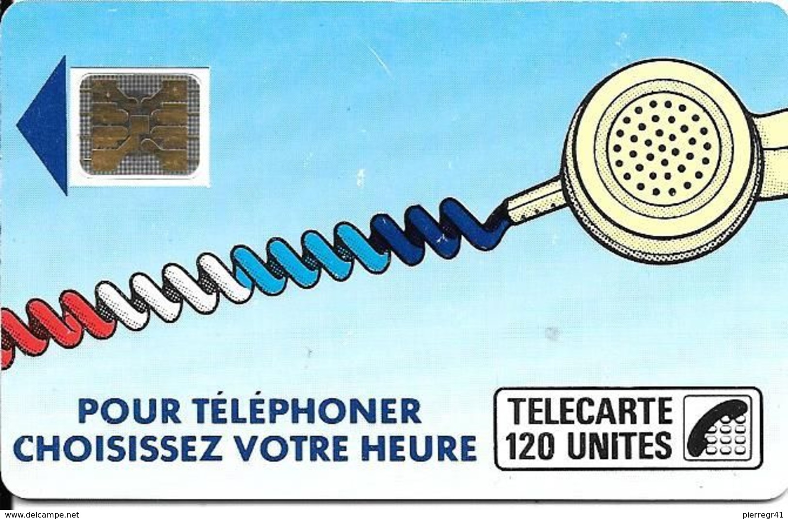 CARTE-PUBLIC-120U-Ko10A.610-SC4 On-OFFSET GLACEE-Texte 1-CORDON BLEU-V°6Pe-105296-Double Frappe/Hors CADRE-BE-RARE - Telefonschnur (Cordon)