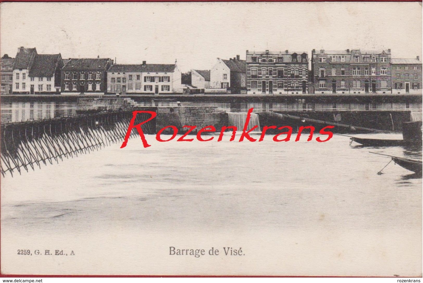 Visé Wezet Barrage De G. Hermans 1908 (En Très Bon Etat) - Wezet