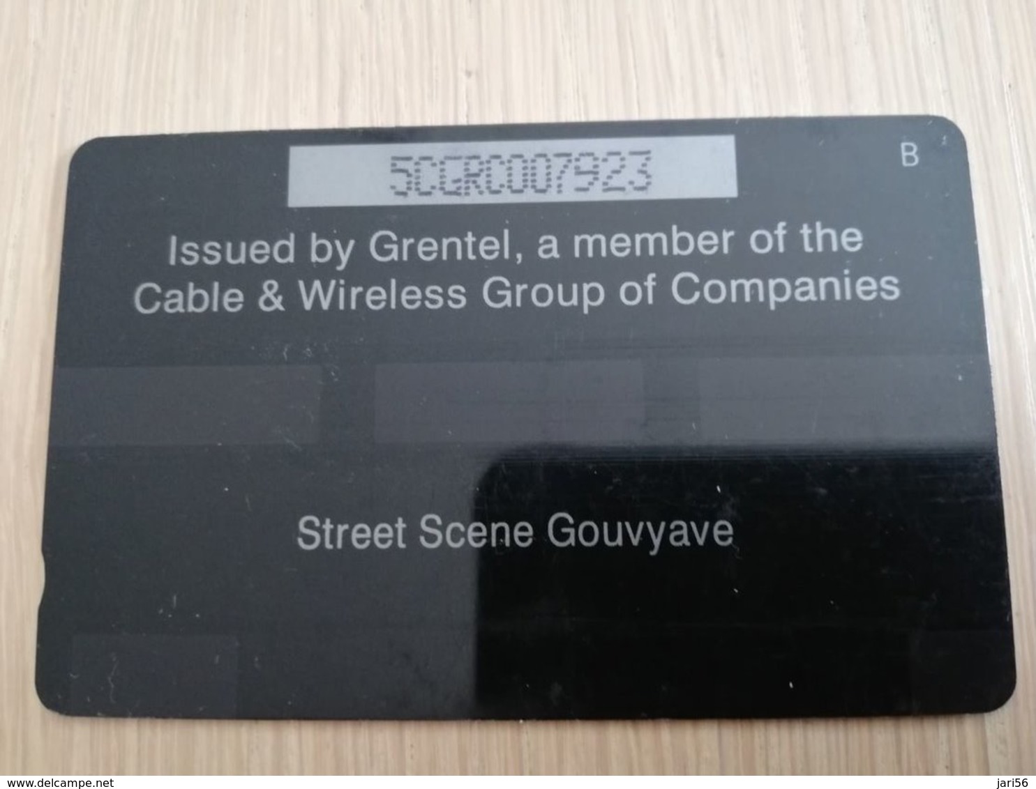GRENADA  $ 40,- GPT GRE-5C  STREET SCENE GOUVYAVE   MAGNETIC    Fine Used Card    **2235 ** - Grenade
