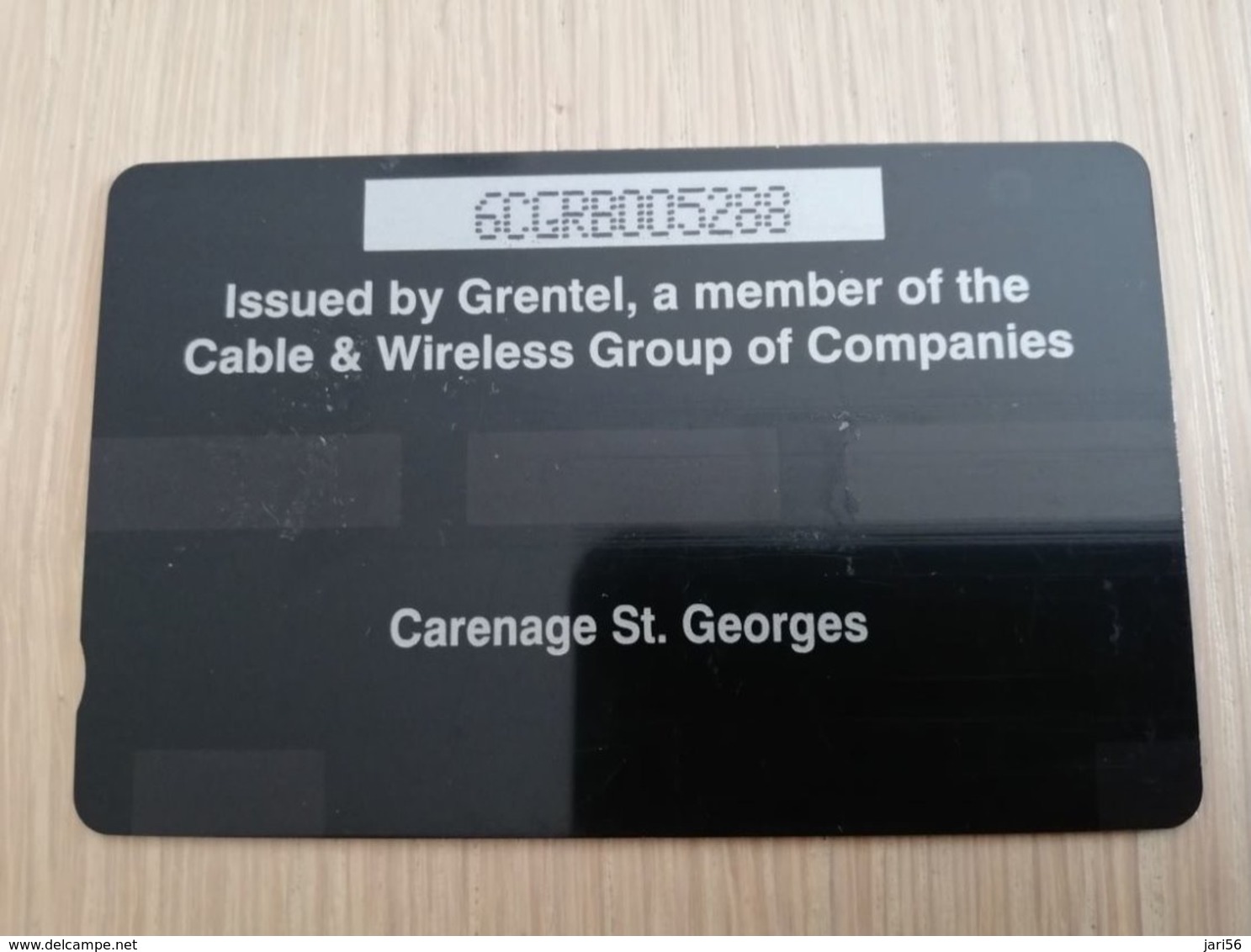 GRENADA  $ 20,- GPT GRE-6B  CARENAGE ST GEORGES    MAGNETIC    Fine Used Card    **2237** - Grenada