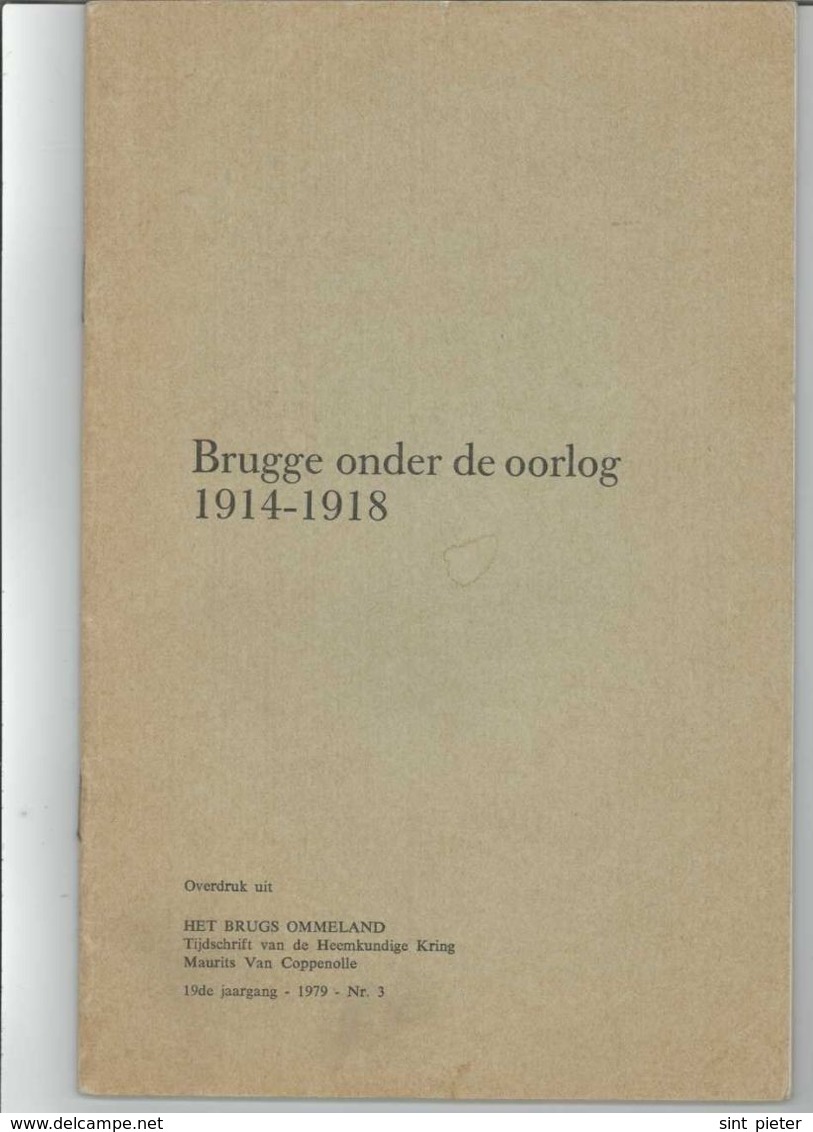 Boekje Brugge Onder De Oorlog 1914-1918 - Other & Unclassified