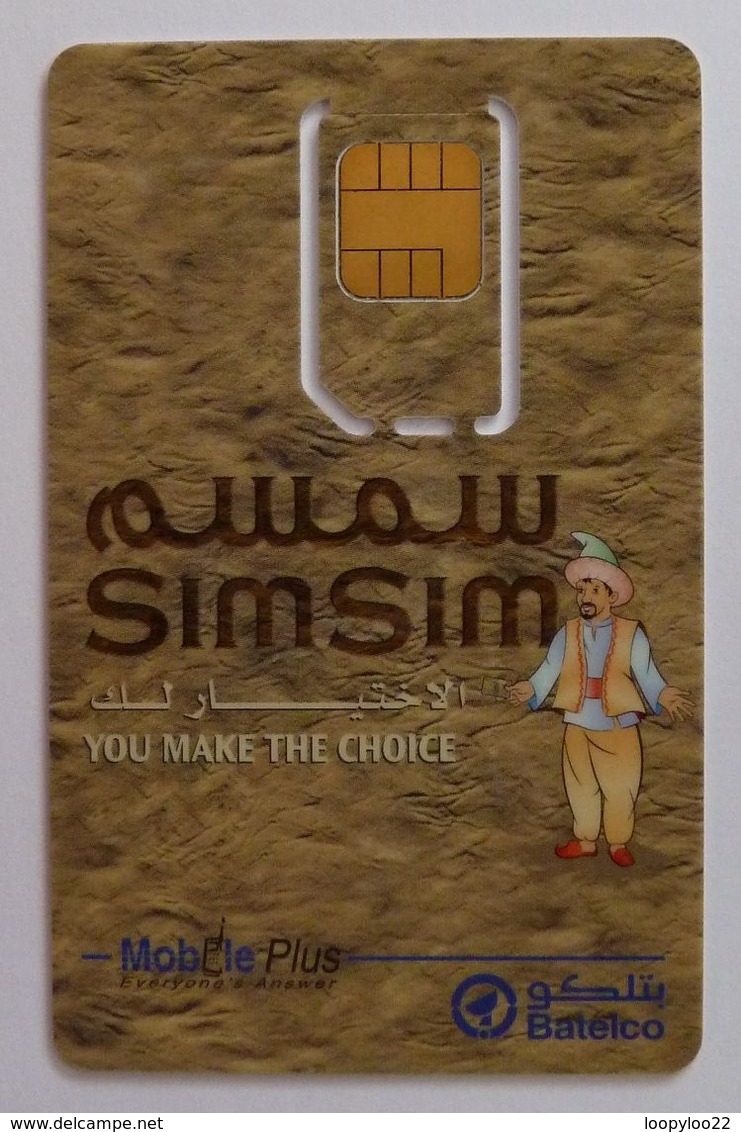 BAHRAIN - GSM - Simsim - Batelco - Live Card Without Controls - Mint - Bahrain