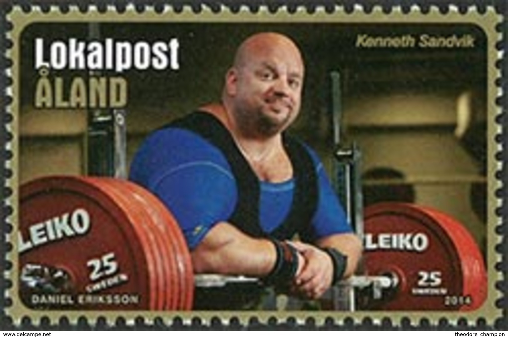 ALAND Haltérophilie 1v 2014 Neuf ** MNH - Aland