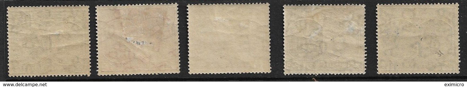 ST. KITTS - NEVIS 1920 - 1922 SET TO 2½d SG 24/28 WATERMARK MULTIPLE CROWN CA MOUNTED MINT Cat £20+ - St.Christopher-Nevis-Anguilla (...-1980)