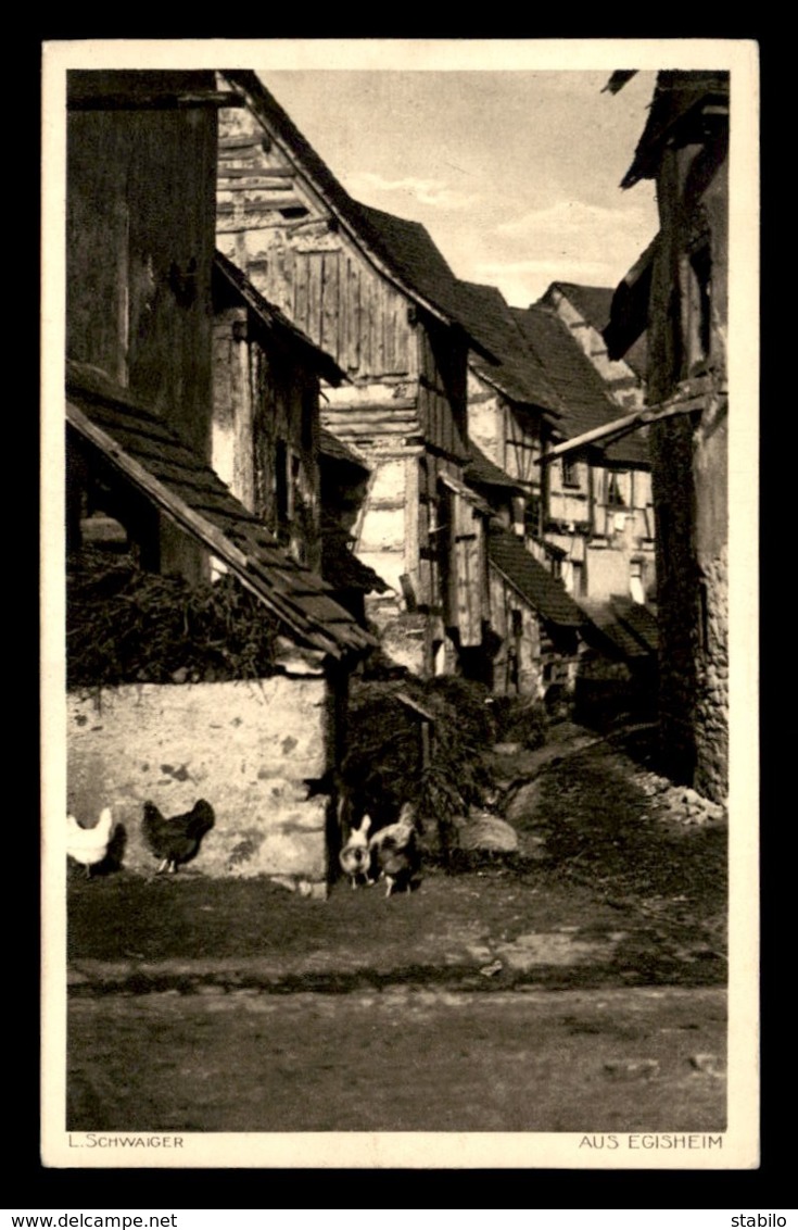 68 - EGISHEIM - PHOTOGRAPHIE DE L. SCHWAIGER - Autres & Non Classés