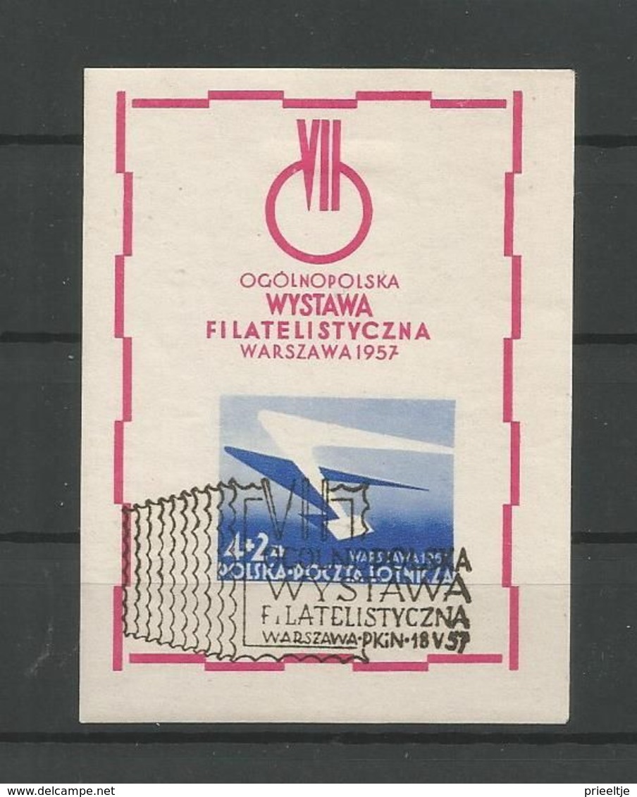 Poland 1957 Warshau Exhibition S/S Y.T. BF 19  (0) - Blocks & Kleinbögen