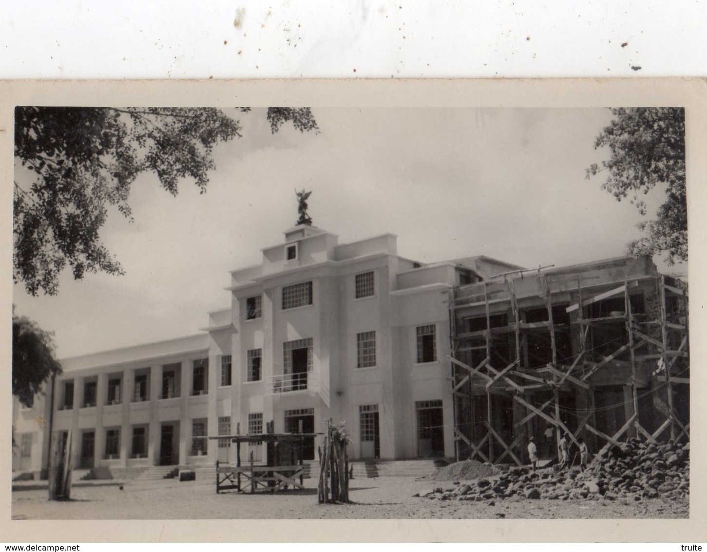 ILE DE LA REUNION SAINT-DENIS COLLEGE SAINT-MICHEL (TRAVAUX ) (CARTE PHOTO ) - Saint Denis