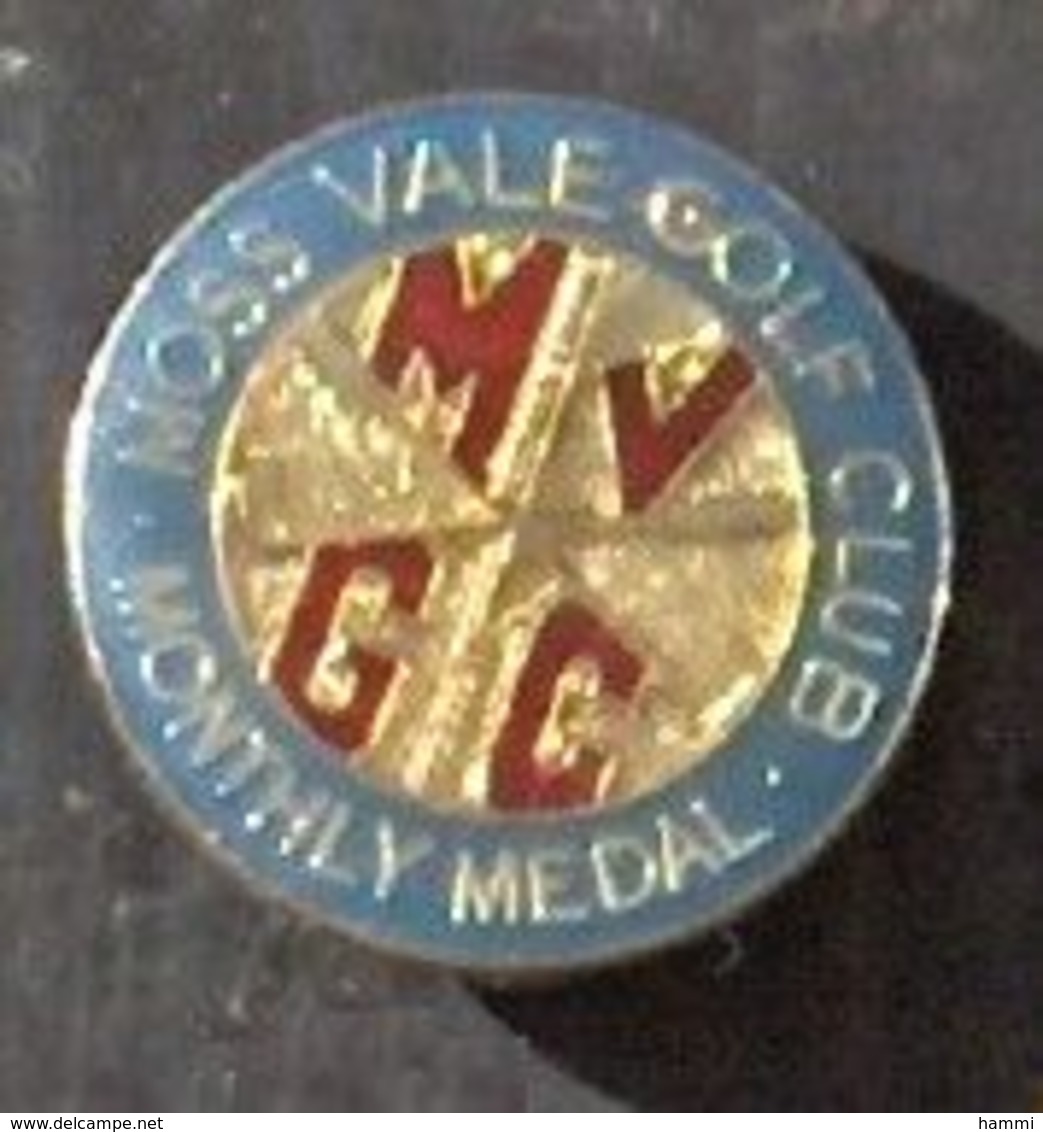 No Pin's Broche épinglette GOLF Moss Vale Golf Club Achat Immédiat - Golf