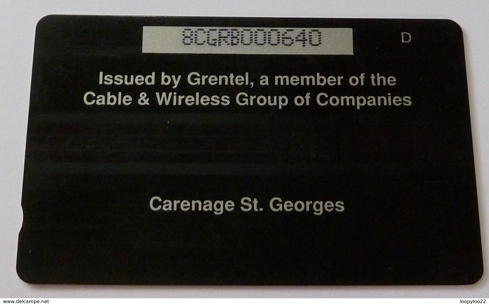 GRENADA - GPT - GRE-8B - Carenage St George's - $20 - Used - Grenade