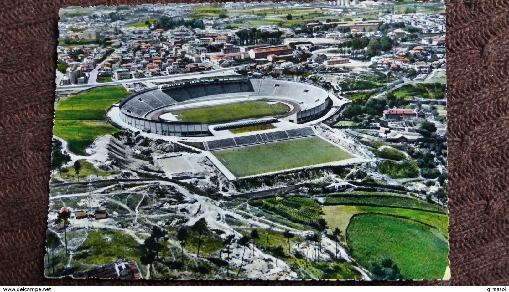 CPSM STADE STADIUM DAS ANTAS PORTO VU DE L AIR - Stades