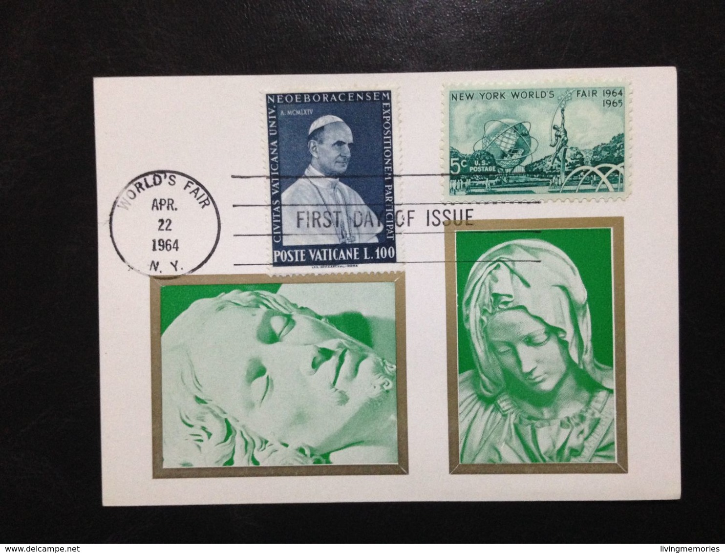 United States, Souvenir Sheet, World Fairs, Popes - Fogli Completi