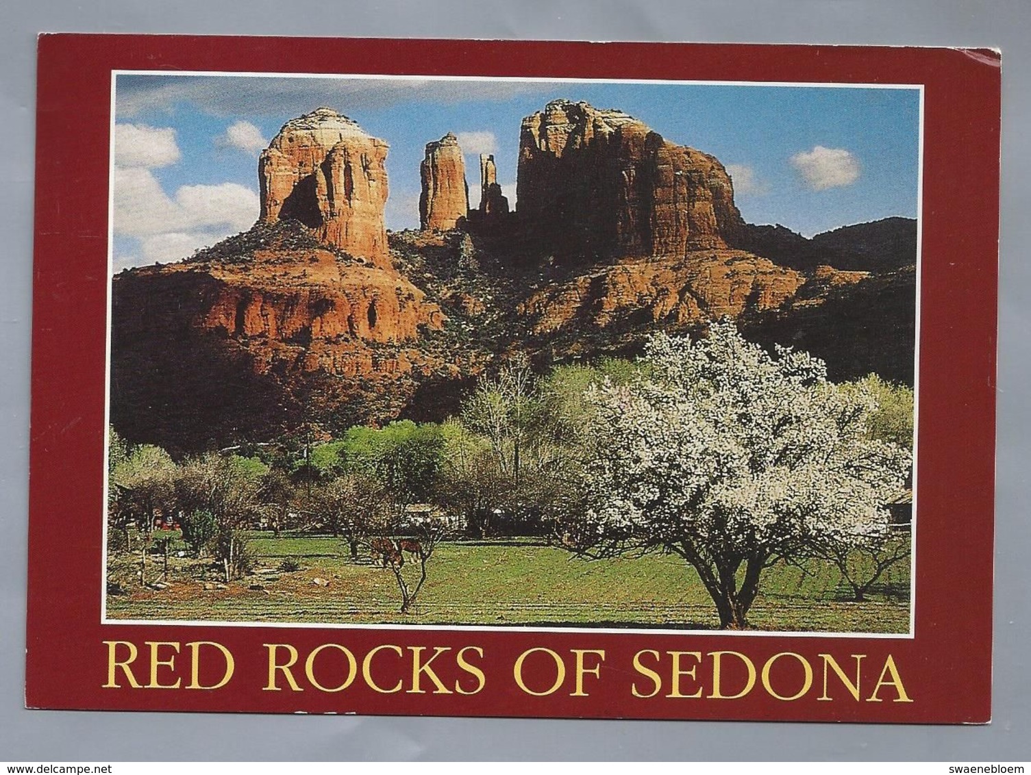 US.- SEDONA. RED ROCKS OF SEDONA. COURTHOUSE ROCK. - Sedona