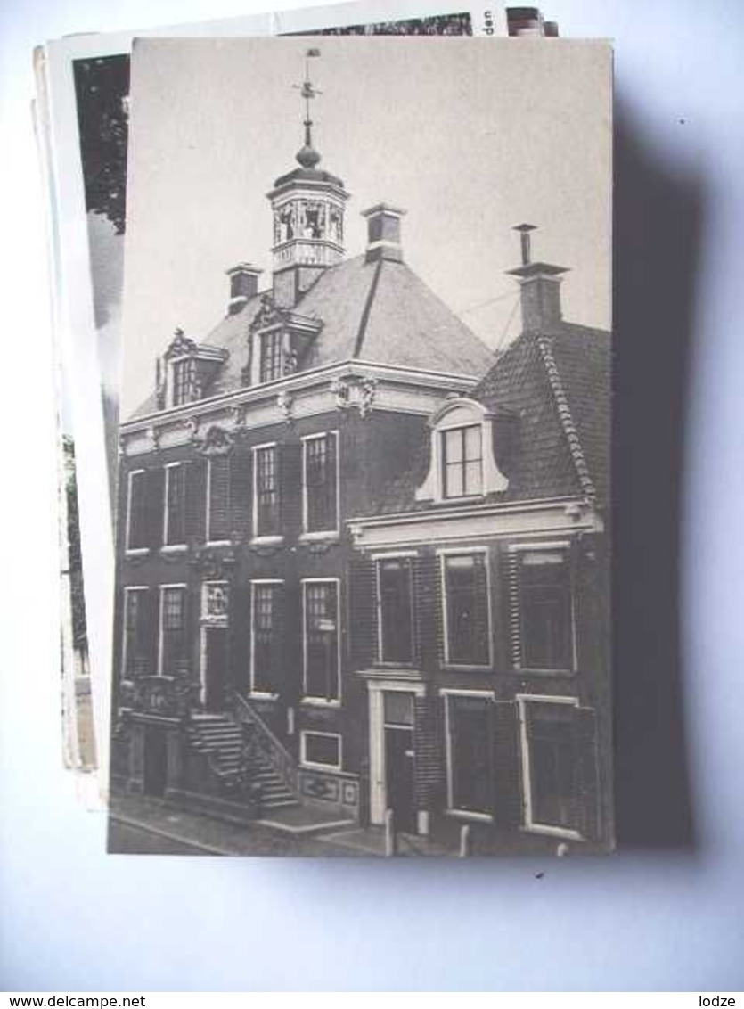 Nederland Holland Pays Bas Sneek Met Stadhuis Oud - Sneek