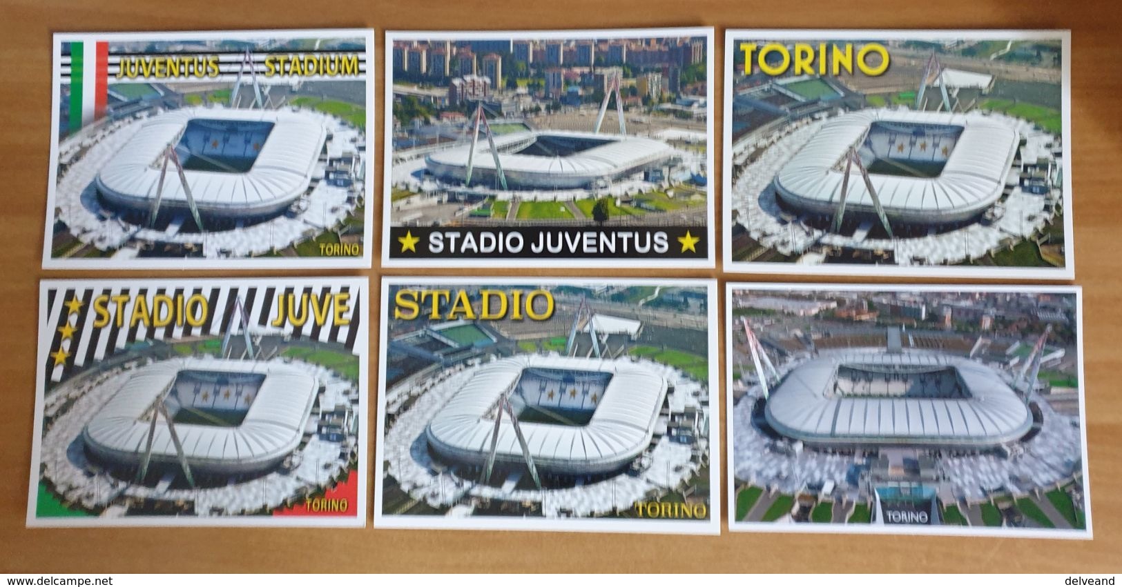 Lotto Cartoline Stadio Genova E Torino / Postcard Stadium / Stade / Stadion / Estadio / 12x17cm - Calcio